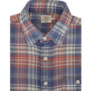 FAHERTY BRAND  "Autumn" Plaid Flannel Button Down (Medium)